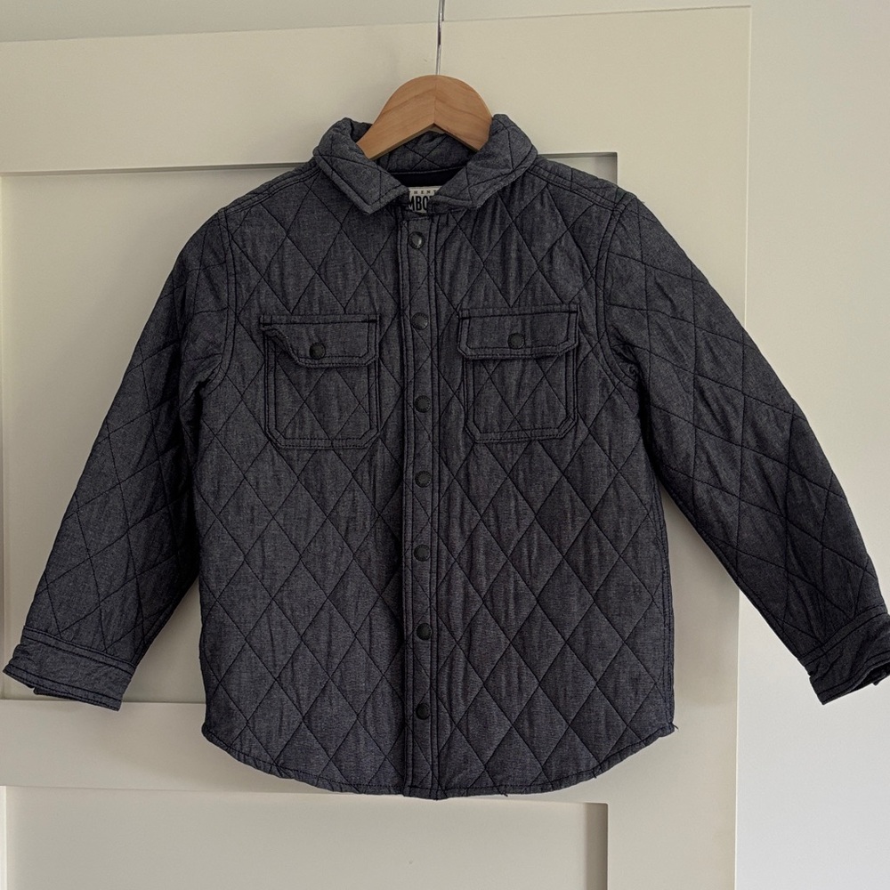 Gymboree Cotton Snap-Up Light Weight Quilted Coat